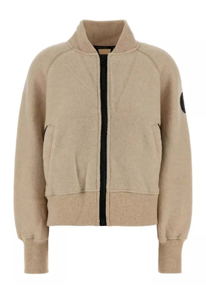 Canada Goose wool blend fleece bomber jacket - Neutrals
