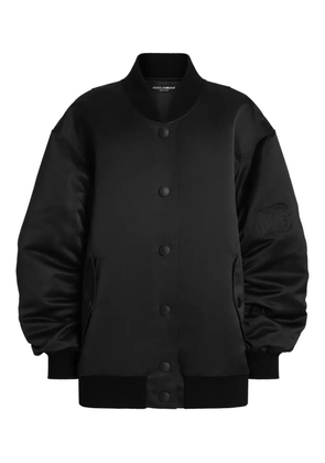 Dolce & Gabbana padded bomber jacket - Black