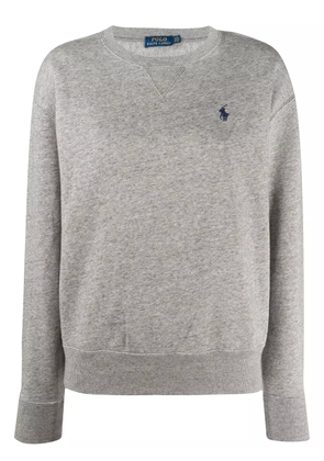 Polo Ralph Lauren logo embroidered sweatshirt - Grey