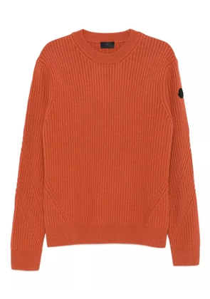 Moncler ribbed crew-neck sweater - Orange