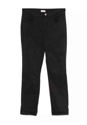 LIU JO logo-embroidered trousers - Black