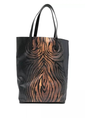 Jean Paul Gaultier zebra-print tote bag - Black