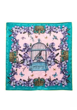 Versace Jeans Couture graphic-print scarf - Pink