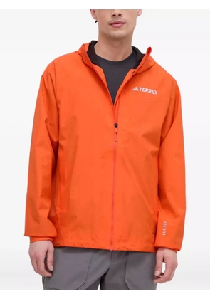 adidas hooded zip-front jacket - Orange