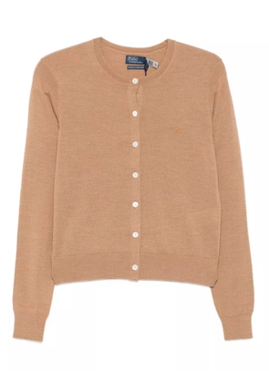 Polo Ralph Lauren button-front logo cardigan - Neutrals