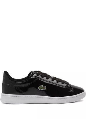 Lacoste patent leather sneakers - Black