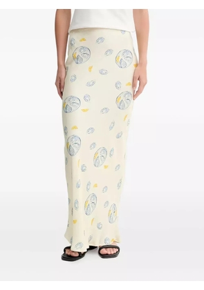 NEVER FULLY DRESSED oyster-print skirt - Neutrals