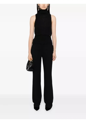 TOM FORD logo-plaque vest - Black