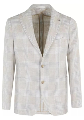 Tagliatore checked blazer - Neutrals