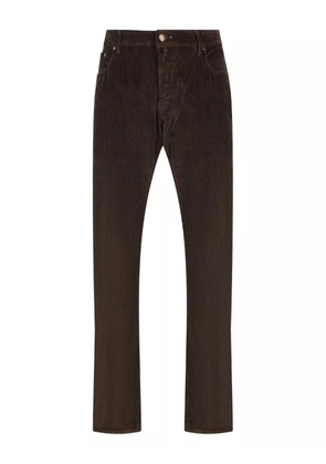 Hand Picked corduroy trousers - Brown