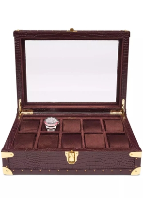 Rapport Brompton Optic Eight watch box - Brown