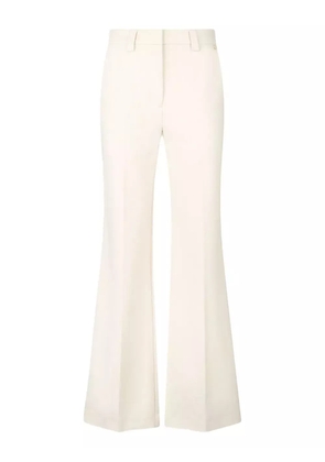 LIU JO flared-leg trousers - White