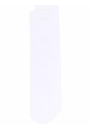 Golden Goose star logo-print ribbed ankle socks - White