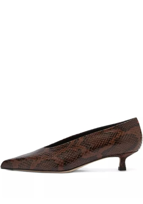 Aeyde 35mm Clara heeled pumps - Brown