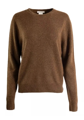 The Row Lorynna round-neck cashmere sweater - Brown