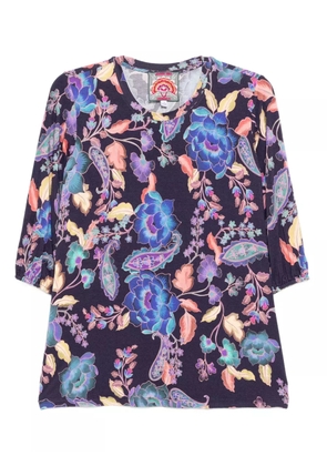 Johnny Was The Janie Favorite puff-sleeved top - Purple