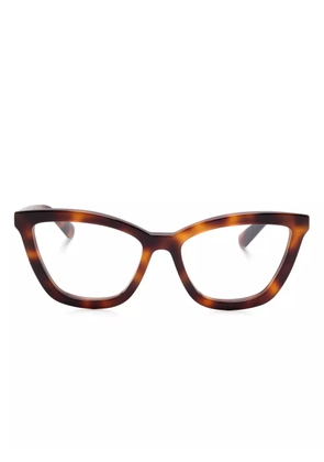 Gucci Eyewear cat-eye glasses - Brown