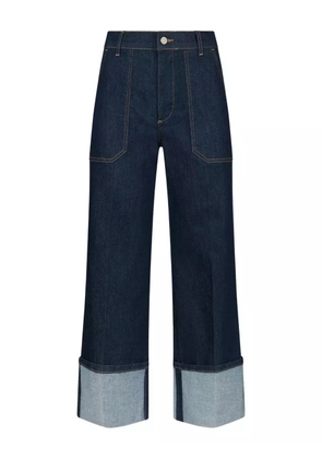 LIU JO contrast-stitching jeans - Blue