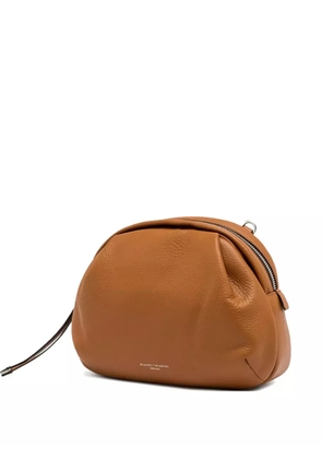 GIANNI CHIARINI grained-leather crossbody bag - Brown