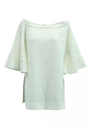 Ellery Elize bell-sleeve off-the-shoulder blouse - White