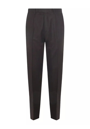 GTA Pantalone pleated welt-pocket trousers - Brown