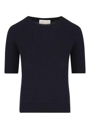 Vanisè ribbed-hem cashmere top - Black