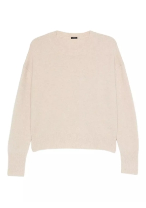 JOSEPH round-neck cashmere sweater - Neutrals
