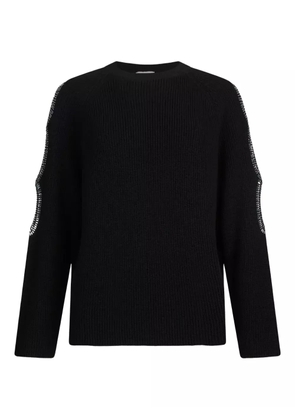 LIU JO embellished cut-out top - Black