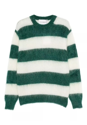 AMARANTO striped mohair sweater - Green