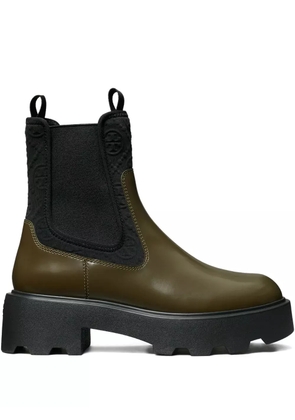 Tory Burch 65mm T-monogram chelsea boots - Green