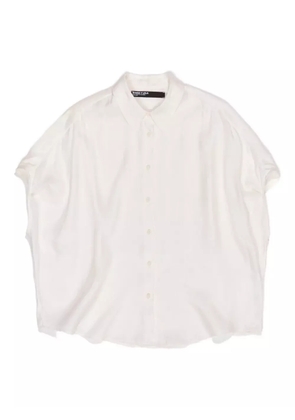 Bimba y Lola short-sleeved buttoned shirt - White