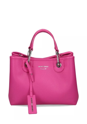 Emporio Armani small MyEA double-handle tote bag - Pink