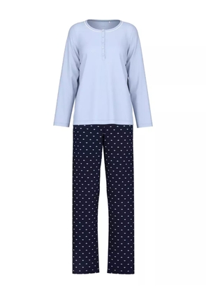 CALIDA henley-neck pyjama - Black