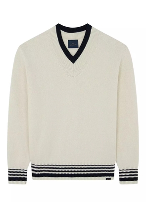 Paul & Shark V-neck sweater - White