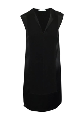 Vince panelled V-neck mini dress - Black