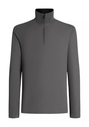 Dolce & Gabbana half-zip neck sweatshirt - Grey