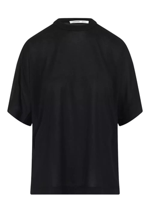 Carven silk T-shirt - Black