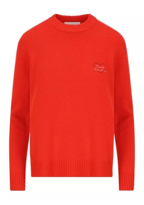Giada Benincasa heart-embroidered cashmere sweater