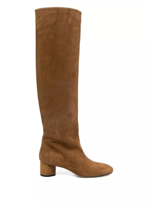 Aeyde suede knee-high boots - Brown