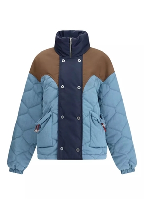 MARBELL quilted panelled jacket - Blue