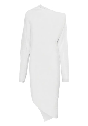P.A.R.O.S.H. asymmetric midi dress - White