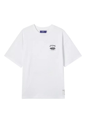 aftermaths graphic-print cotton T-shirt - White