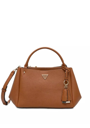 GUESS USA logo-plaque tote bag - Brown