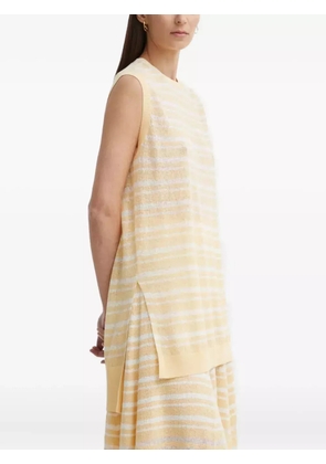 AERON striped sleeveless knit top - Neutrals