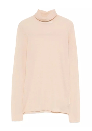 Carven turtleneck long-sleeves T-shirt - Neutrals