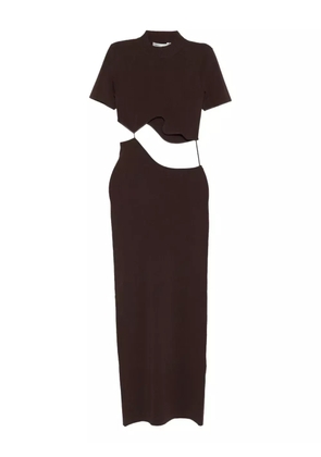 Christopher Esber Maparadita lattice separation maxi dress - Brown