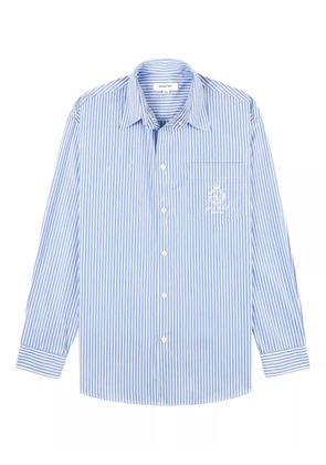 Sporty & Rich striped embroidered shirt - Blue
