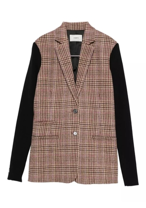 Coperni check-panel jacket - Brown