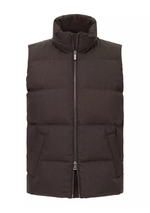 Boggi Milano zipped quilted gilet - Brown