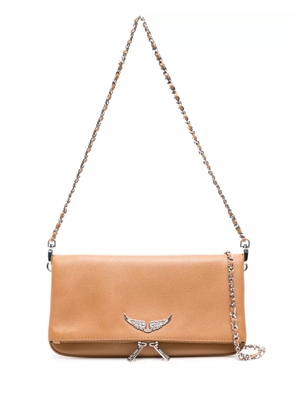 Zadig&Voltaire Rock leather crossbody bag - Brown